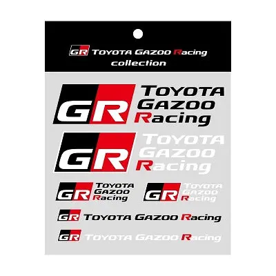 Genuine Toyota Japan 2024-2025 Gr Toyota Gazoo Racing Graphic Sticker Decal Set 1