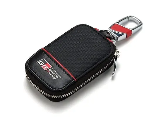 Genuine Toyota Japan 2021-2025 Gr Gazoo Racing Carbon Pattern Smart Access Key Bag 1