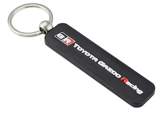 Genuine Toyota Japan 2022-2024 Gr Gazoo Racing Rubber Key Ring (Black) 1