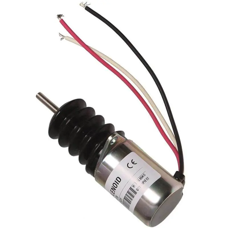 Am116779 Fuel Shut-Off Solenoid With 3-Wire Connector For John Deere F1145 Mower 1