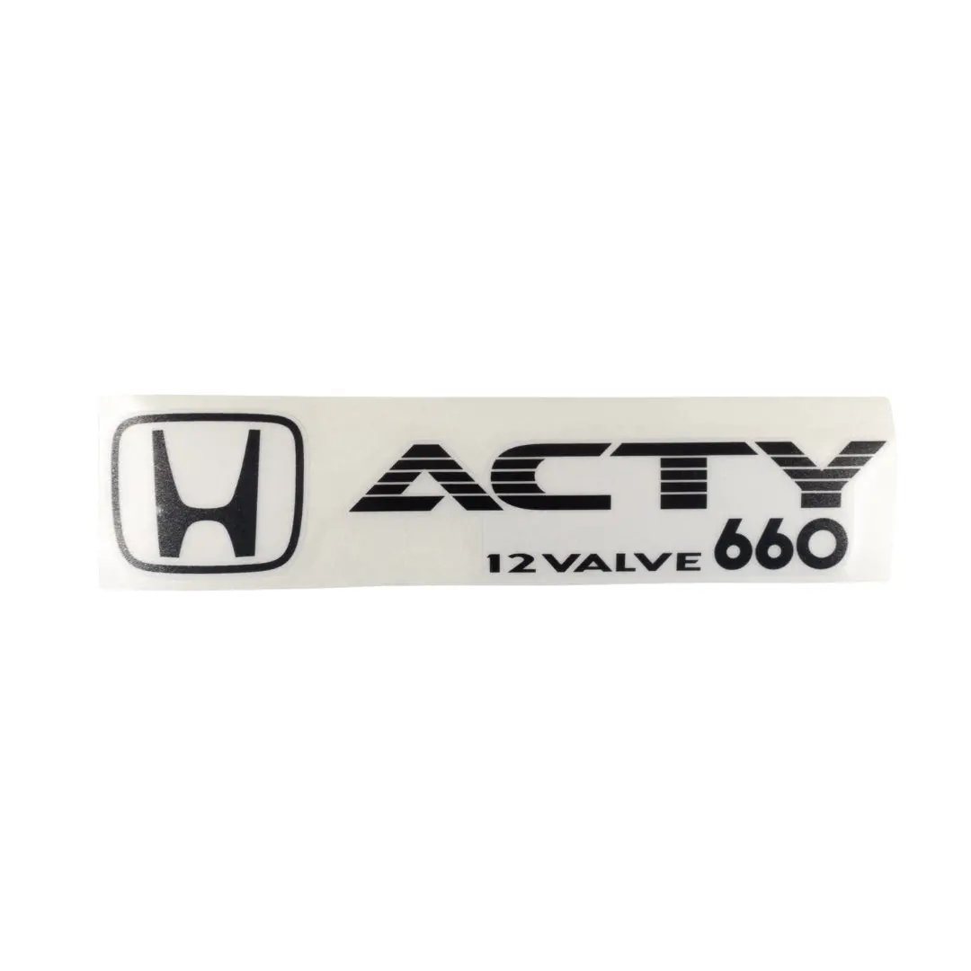 Honda Acty 12 Valve 660 Decal - Honda Acty Truck Ha3, Ha4 Models (1990-1999) - Premium Quality Mini Truck / Kei Truck Decal 1
