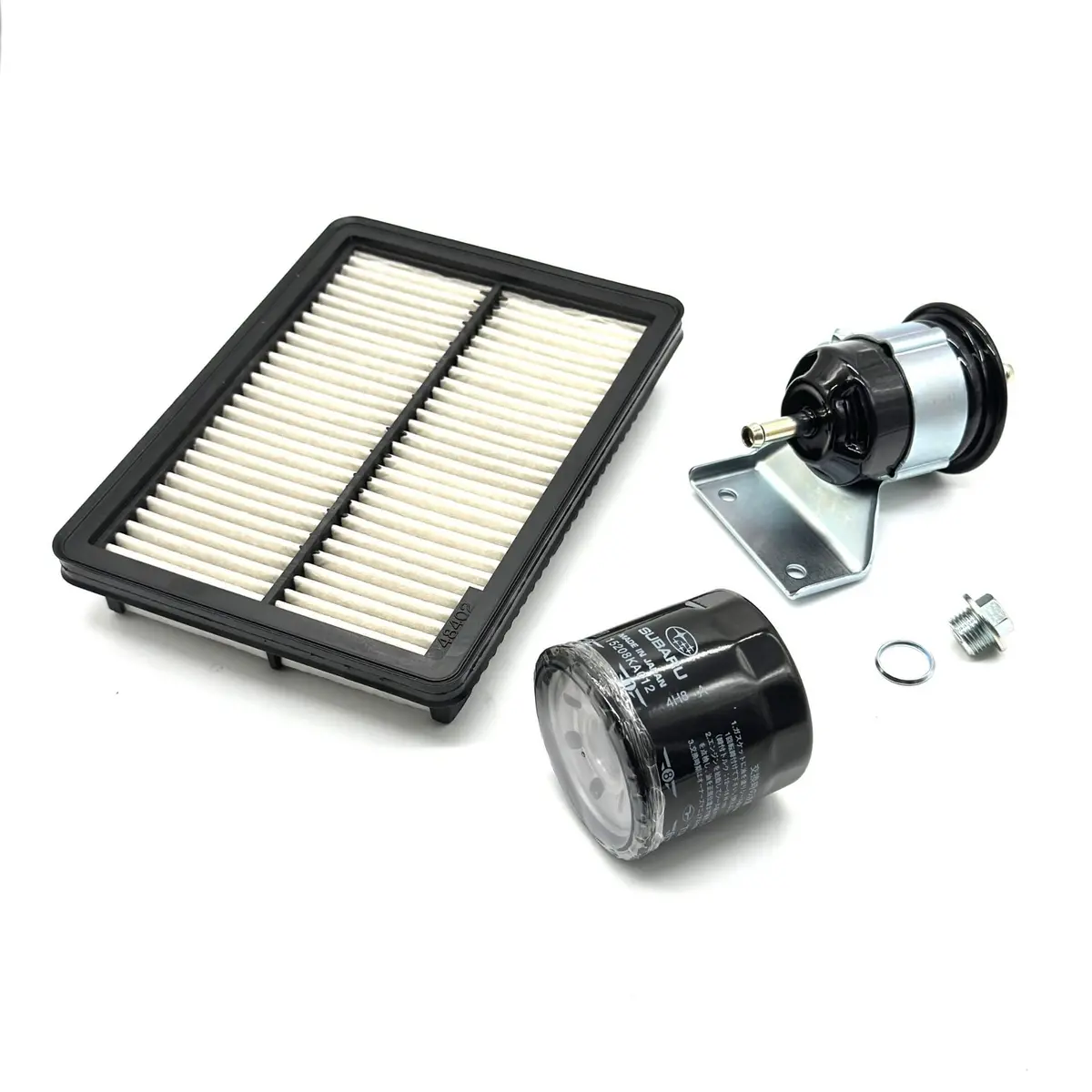 Air Filter, Oil Filter, Fuel Filter (Type A) & Drain Plug  - Genuine - Subaru Sambar Van Tv1, Tv2 Models - 1999-2012 1