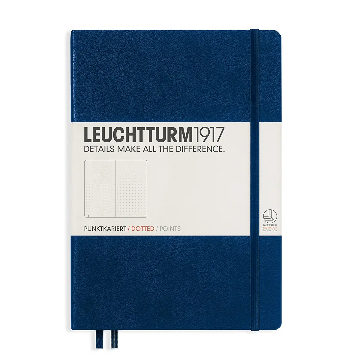 Leuchtturm1917 Hardcover Medium Dotted Journal [Navy] 1
