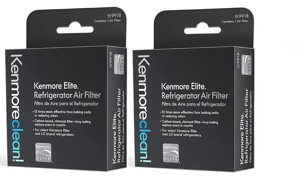 Kenmore Elite 469918 Refrigerator Air Filter, 2 Pack 1