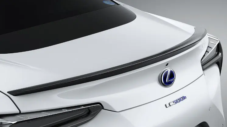 Genuine Lexus Japan 2018-2025 Lc 500/500H Cfrp Carbon Fiber Rear Spoiler Kit 1