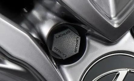 Genuine Lexus Japan 2021-2025 Is Matte Black Hub Bolt Caps With Lexus Logo (Set Of 20) 7