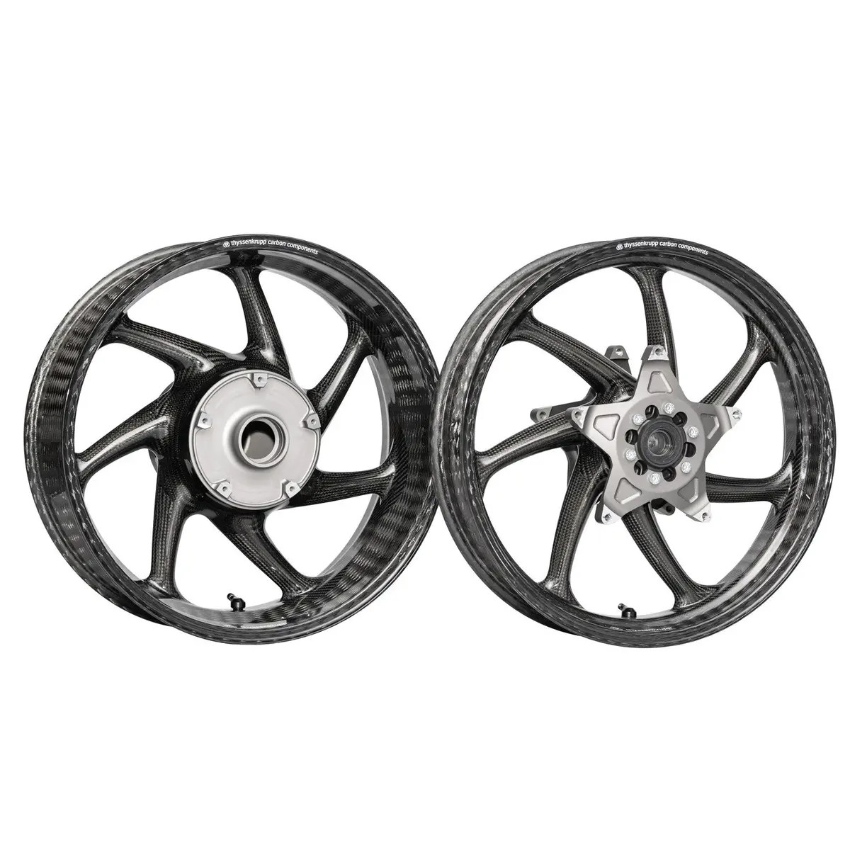 Thyssenkrupp Carbon - Style 1 Braided Carbon Fiber Wheels For 2015-20 Bmw S1000Xr 1
