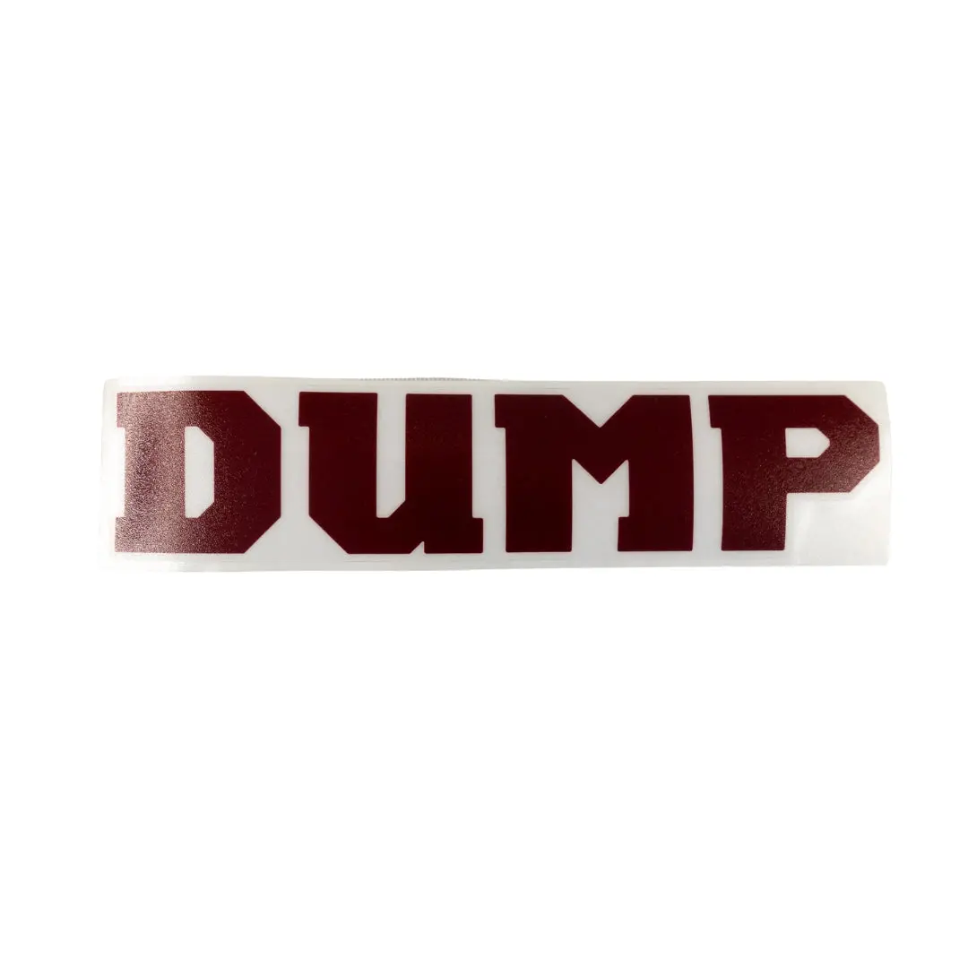 Replica Dump Decal - Honda Acty Truck Ha3, Ha4 Models (1990-1999) - Oem Red - Premium Quality Mini Truck / Kei Truck Decal 1
