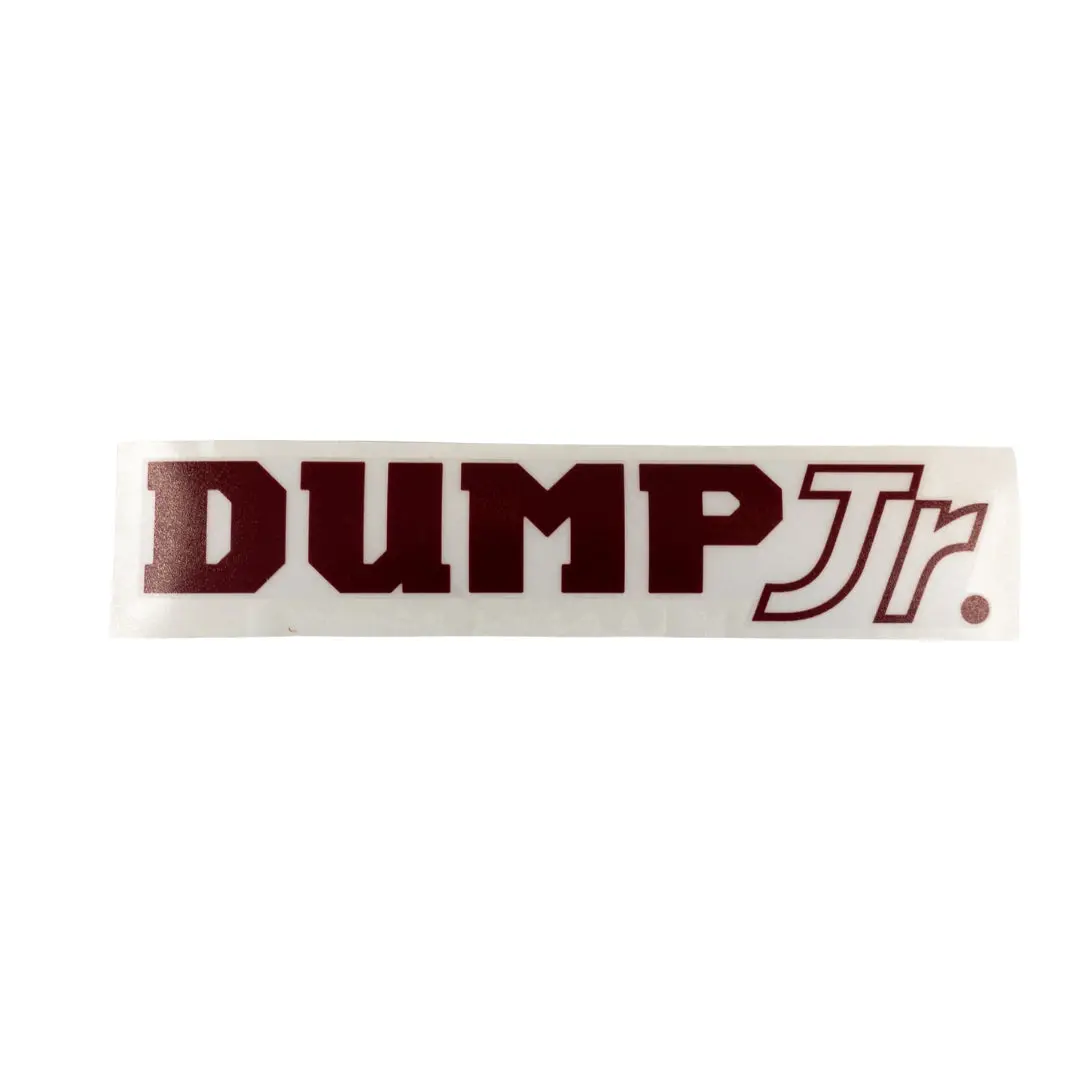 Replica Dump Jr. Decal - Honda Acty Truck Ha3, Ha4 Models (1990-1999) - Oem Red - Premium Quality Mini Truck / Kei Truck Decal 1