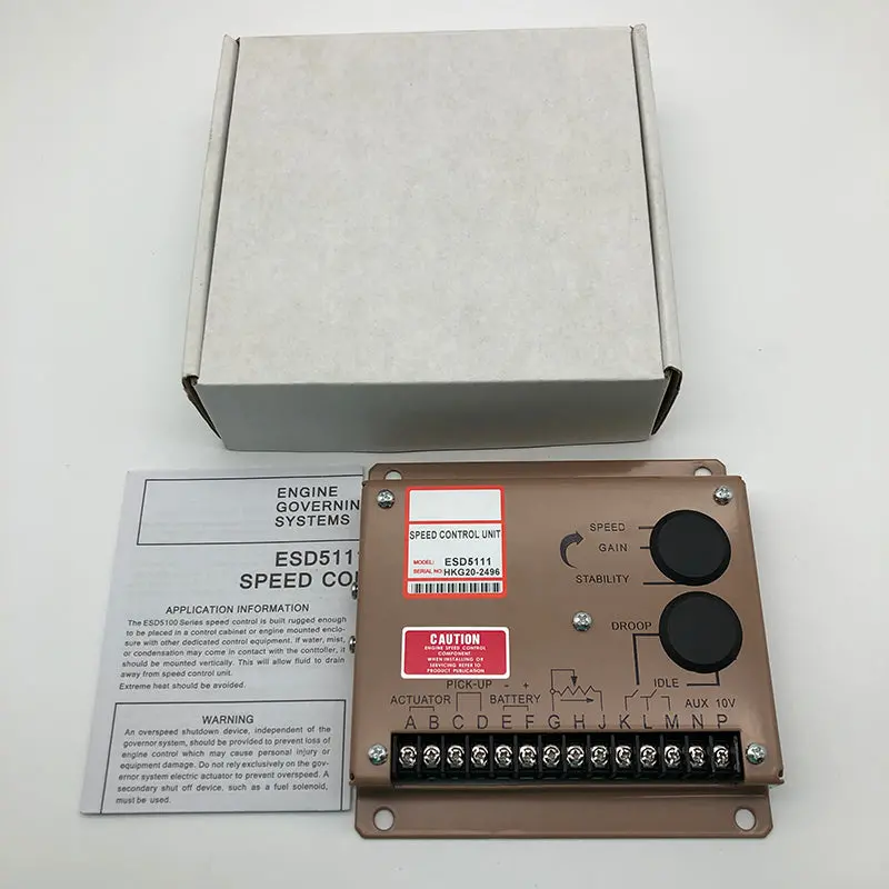 Electronic Engine Speed Controller Gac Governor Esd5111 8017472 For Gac 5000 Series 2