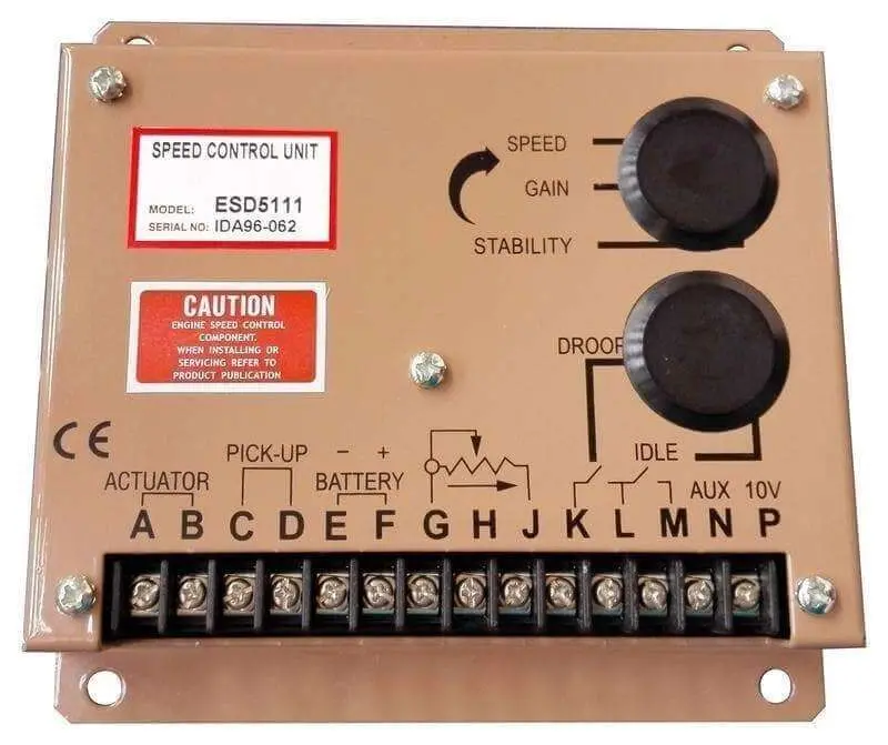 Electronic Engine Speed Controller Gac Governor Esd5111 8017472 For Gac 5000 Series 1