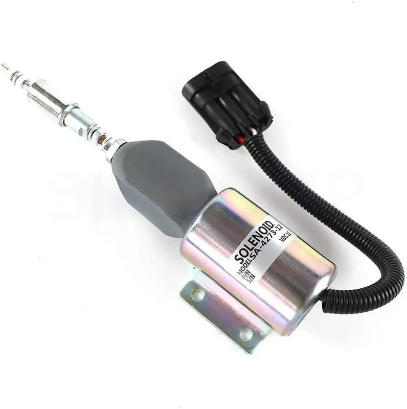 12V Stop Solenoid Sa-4273-12 2003Es-12E6uc4b5s2 For Ford 7.8 Diesel Engine Heavy Truck New Holland Tractor 1