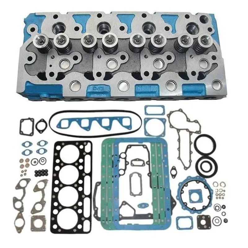 V1902 Complete Cylinder Head 17345-03040 And Full Gasket Kits 07916-24305 For Kubota Bobcat Kx151 K101 L3350 231 Compact Excavator 1