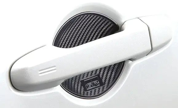 Genuine Toyota Japan 2022-2025 Gr 86 Carbon Pattern Door Handle Protector Set (Set Of 2) 1