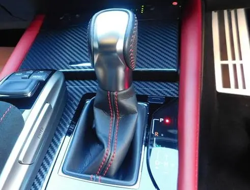Genuine Lexus Japan 2020 Gs F-Sport Shift Knob Boot Cover (Red Stitching) 5