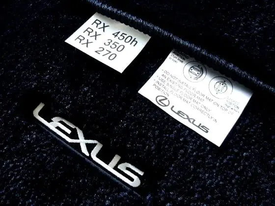 Genuine Lexus 2013-2015 Rx Premium Floor Mats - Rhd 1