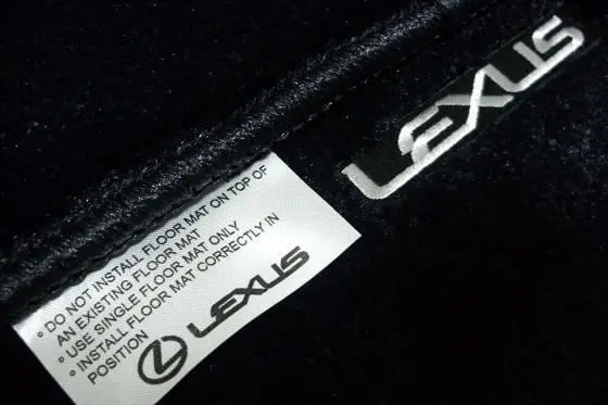 Genuine Lexus 2016-2020 Gs/Gs-F Premium Floor Mats - Rhd 1