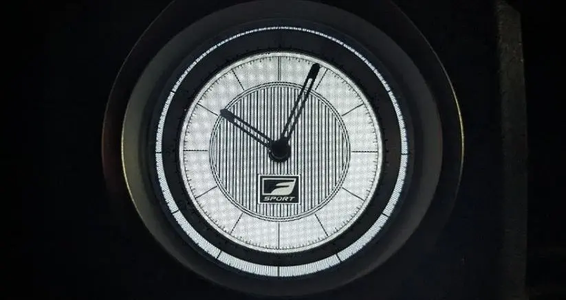 Genuine Lexus Japan 2015-2017 Rc F-Sport  Sapphire Crystal Glass Premium Clock 1