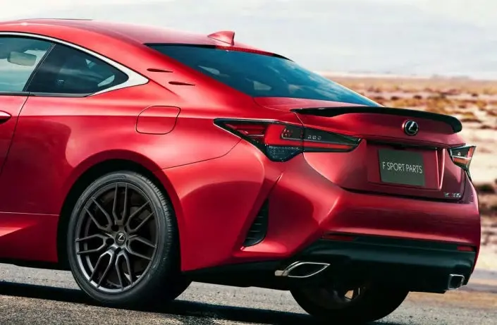 Genuine Lexus Japan 2015-2025 Rc Cfrp Carbon Fiber Rear Trunk Spoiler Kit 2