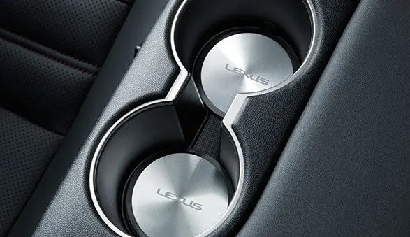Genuine Lexus Japan 2017-2020 Is Aluminum Cup Holder Plate Set 4