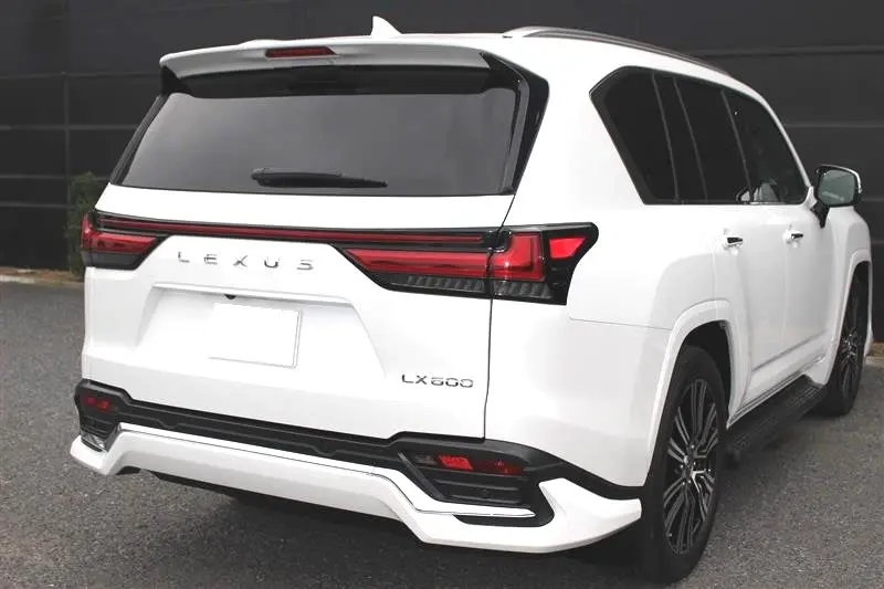 Genuine Lexus Japan 2022-2025 Lx Factory Painted Rear Skirts With Chrome Garnish 5
