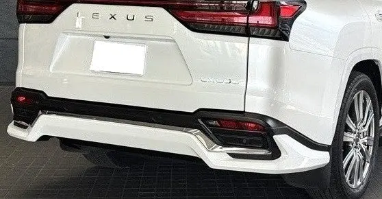 Genuine Lexus Japan 2022-2025 Lx Factory Painted Rear Skirts With Chrome Garnish 1