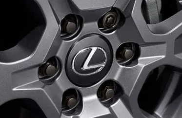 Genuine Lexus Japan 2024-2025 Gx Premium Wheel Locks Set (Black Chrome) 1