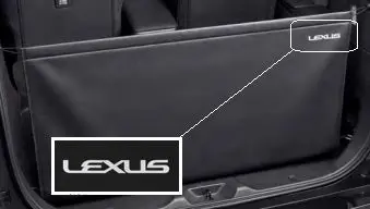 Genuine Lexus Japan 2024-2025 Lm Back Door Opening Guard 1