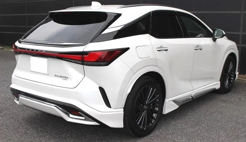 Genuine Lexus Japan 2023-2025 Rx Factory Painted Rear Skirt With Chrome Garnish 1