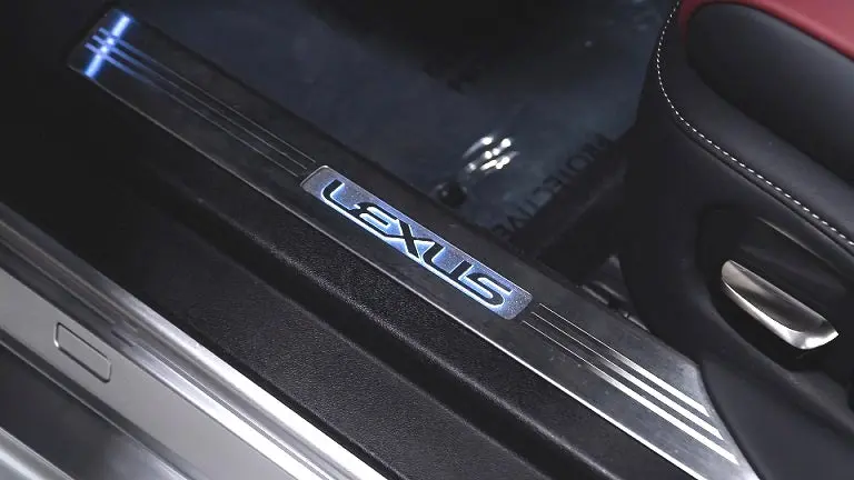 Genuine Lexus Japan 2018-2025 Lc Illuminated Door Scuff Plate Set 1