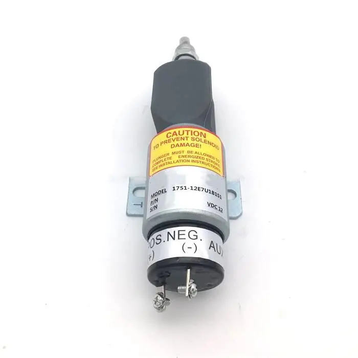 1751-12E7u1b1s1 1700-2507 Diesel Fuel Stop Solenoid For Woodward 12V 1