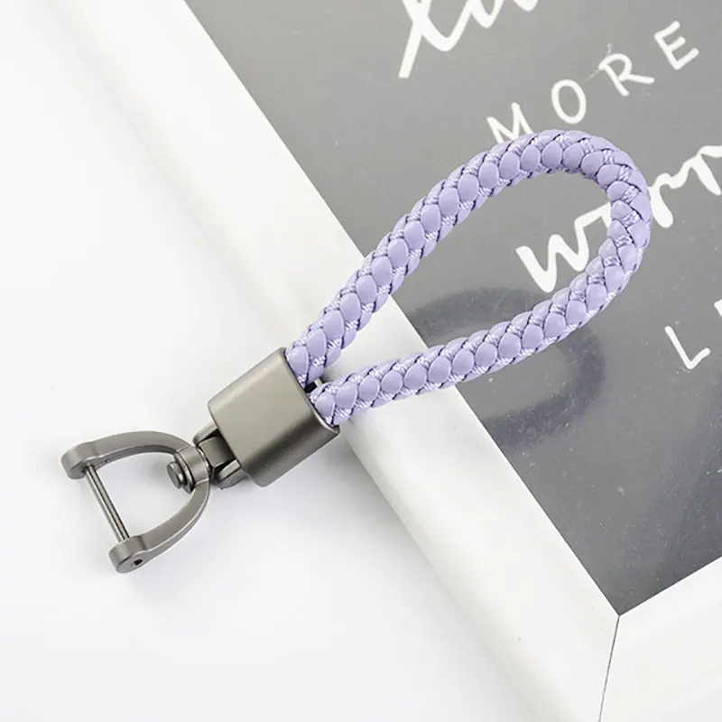Premium Rotatable Keychain - Hand-Woven Leather With Horseshoe Buckle For Kei Truck Owners 1