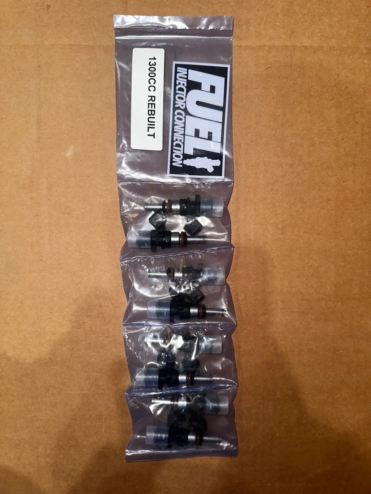 Fuel Injector Connection 1300Cc Rebuilt Set Of 8 1