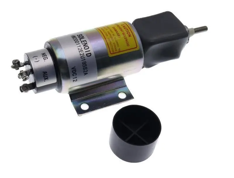 12V 3 Terminals Stop Solenoid 2000-4502 2001-12E2u1b5s2a 20004502 200112E2u1b5s2a For Woodward 2000 Series 1
