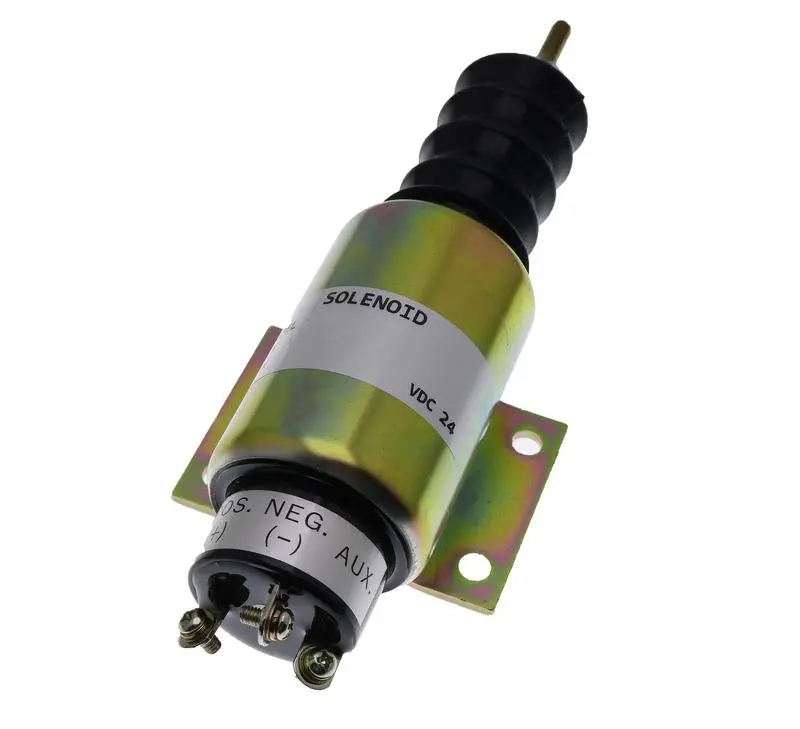 Diesel Stop Solenoid Sa-3091 2001-24E2u1b1a 3 Terminals For Woodward 24V 1