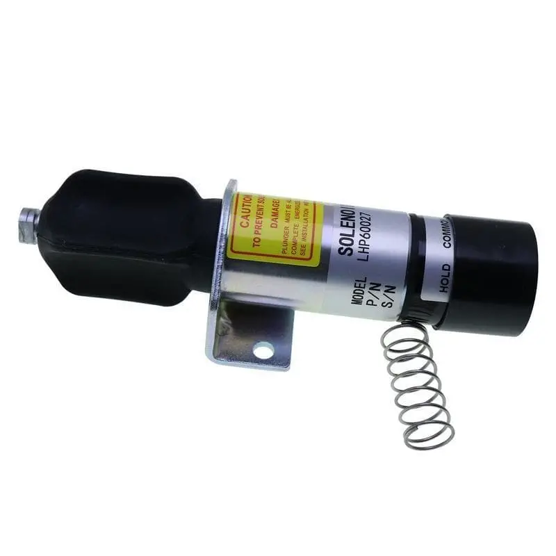 Stop Solenoid 1500-1001 1502Es-12C6u1b5 With 3 Terminals For Woodward 12V 1