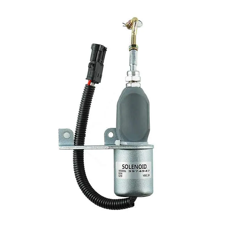 24V Fuel Shutoff Solenoid Valve Sd-008A2 C3974947 Fits For Shangchai 6135 Engine Perkins Wd-07 1