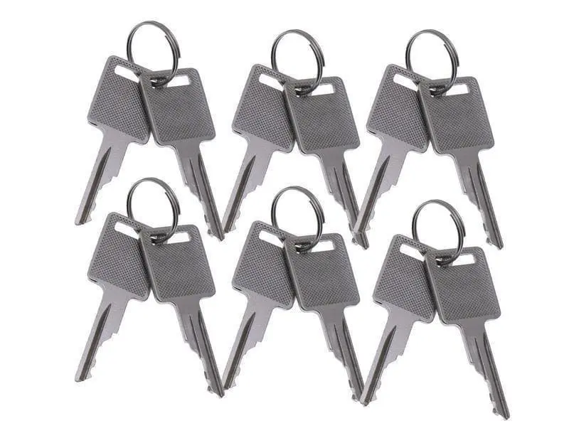 12Pcs Ignition Keys 6693241 6693241 For Bobcat Skid Steer Loader Excavator Tractor Toolcat 751 753 763 773 863 873 883 963 1