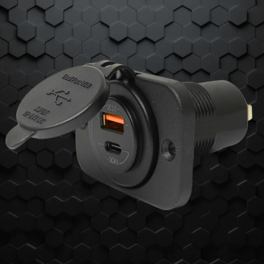 Pdp Electrical| Dc Usb-C| Qc3.0/4 Amp| Flush Mount 12/24V 1