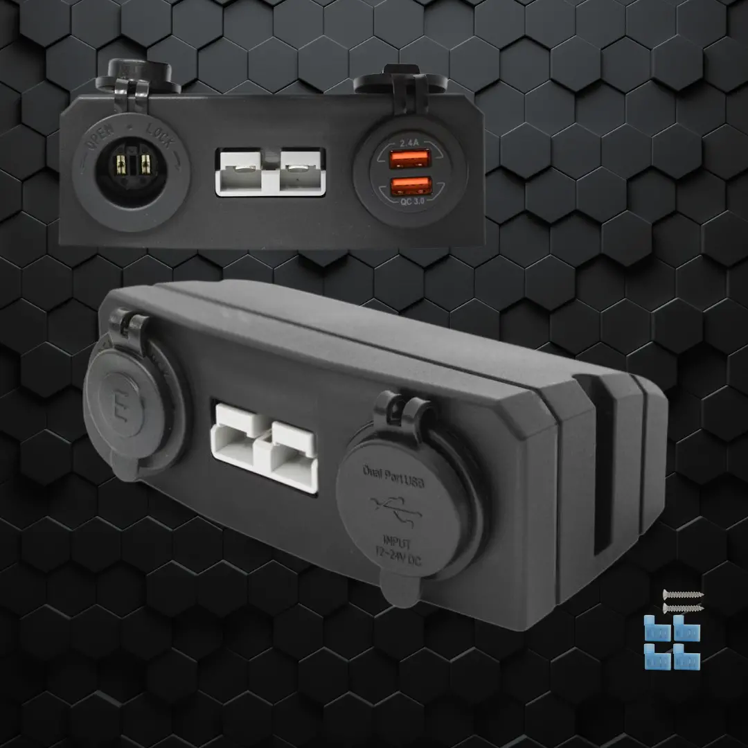 Pdp Electrical | 50A Anderson | Engle Socket/Usb Surface Mount 1