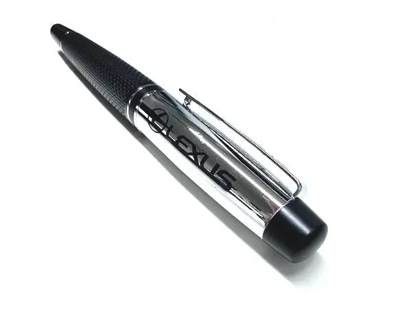 Lexus Chrome With Black Grip Pen 1