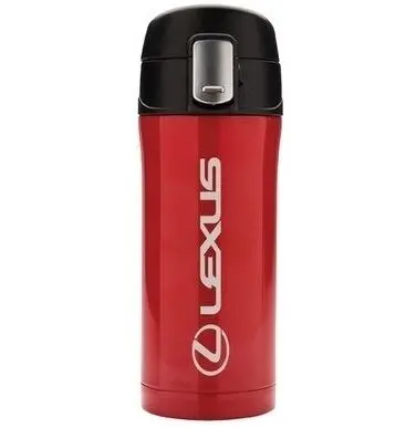 Lexus Easy Lock Stainless Steel Vacuum Mug (Red) 1