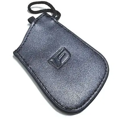 Genuine Lexus F-Sport Black Leather Smart Access Key Glove (Black Loop / Black Stitching) 1