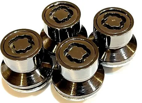 Genuine Lexus Japan 2022-2025 Lx Premium Wheel Locks Set (Black Chrome) 2