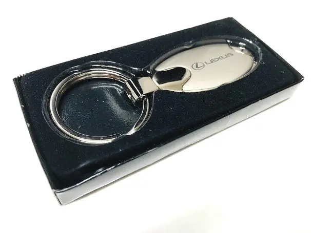 Lexus Oval Two-Tone Key Chain 1