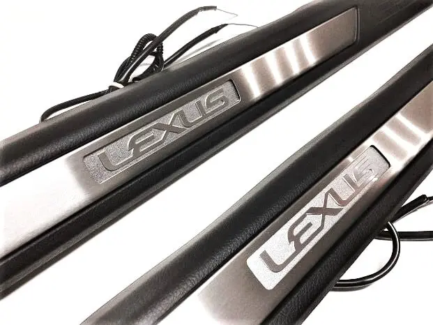 Genuine Lexus Japan 2015-2025 Rc-F Illuminated Door Scuff Plate Set 1