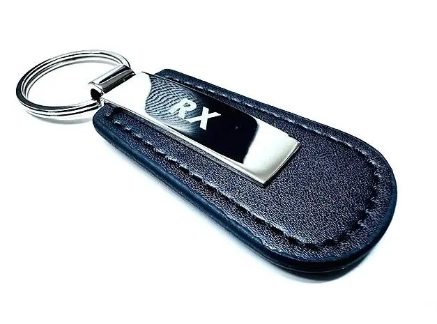 Lexus Rx Chrome Leather Key Ring 1