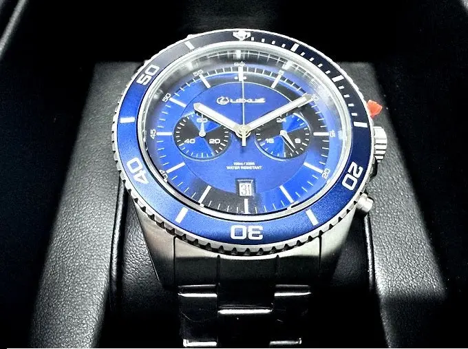 Lexus Structural Blue Chronograph Watch 1