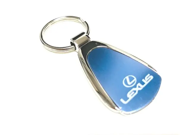 Lexus Triangular Two Tone Key Fob 1