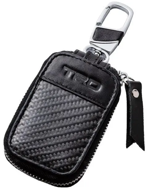 Trd Japan Carbon Pattern Smart Access Key Bag With Black Surround 1